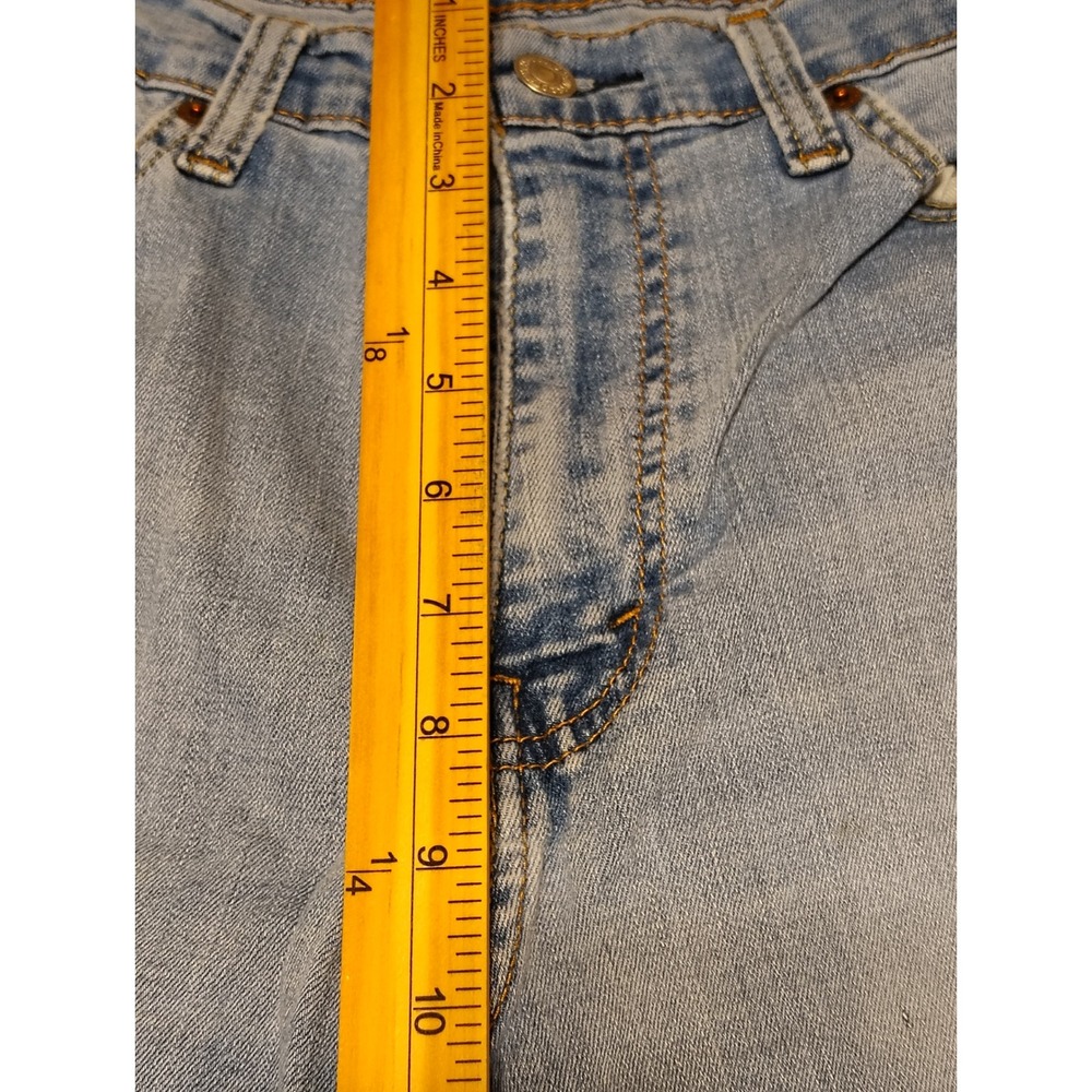 Levis 514‎ Straight Fit Mens Jeans Light Wash Denim W34 L30 Blue 00514-0986 S - Picture 3 of 8